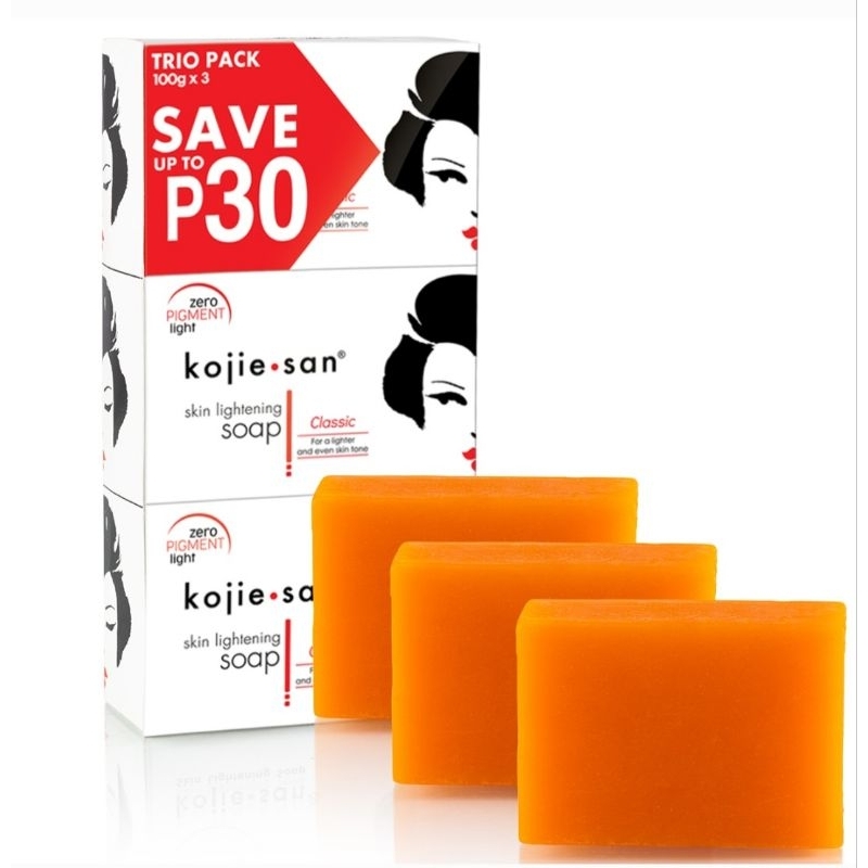 kojie San bar  soap 100g*3 (exp 11.03 2027)