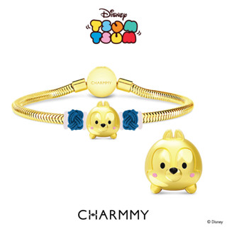 NGG CHARMMY Disney Tsum Tsum Chip &amp; Dale Charm ชาร์มชิพแอนด์เดล ทองคำแท้ 99.9% ลิขสิทธิ์ Disney (มีใบรับประกัน)