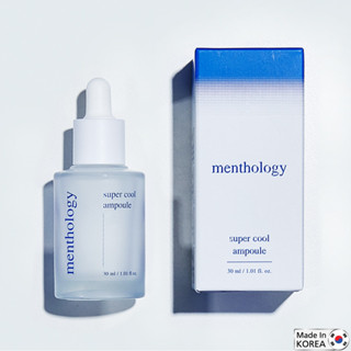 Menthology Super Cool Ampoule 30ml เซรั่มบำรุงผิวหน้าตึงกระชับแลดูอ่อนกว่าวัยสูตรพิเศษสินค้านำเข้าจากเกาหลีของแท้