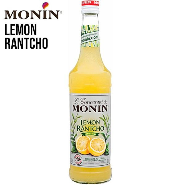 (abba) ไซรัปโมนิน Monin Rantcho Lemon Syrup น้ำเชื่อม MONIN กลิ่น “Lemon Rantcho” บรรจุขวด 700 ml.