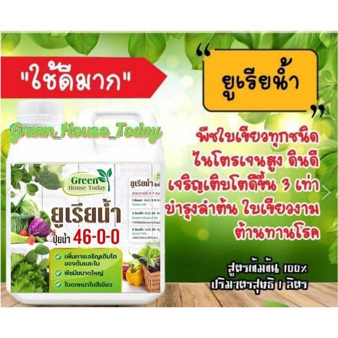 1000CC)ยูเรียน้ำ Insay สูตร46-0-0 ปุ๋ย น้ำชีวภาพ มีธาตุไนโตรเจนปริมาณมาก เพิ่มการเจริญเติบโตของต้นแล