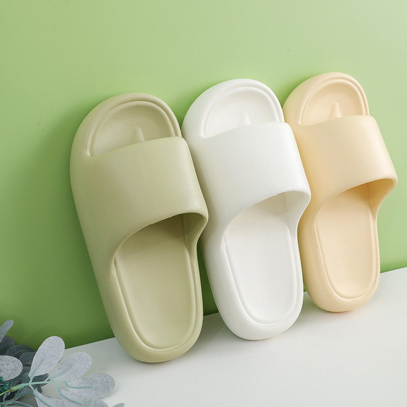 HomeDee พร้อมส่ง รองเท้าแตะ ส้นหนา ลไตล์เกาหลี ผลิตจาก EVA ไม่เกิดการกัดเท้าขณะสวมใส่