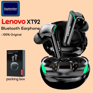 September หูฟังบลูทูธ Lenovo XT92 tws หูฟัง bluetooth 5.1 หูฟังไร้สาย ไฟ LED