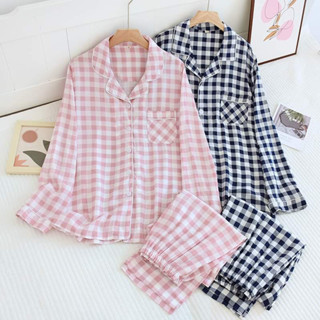 💖พร้อมส่ง💖ชุดนอนเยื่อไผ่ ชุดนอนผู้หญิง ชุดนอนใส่สบาย Pajamas