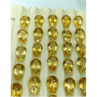 1 Pc Natural Citrine Cutstone  Gemstone calibrated sizes available Pear  Shape 6x9 , 8x12, 11x17, 10x15, 14x10, 10x7  mm