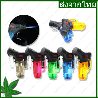 Jet lighter ไฟเเช็คหัวฟู่  เติมเเก๊สได้ โดนลมไม่ดับ