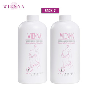 Wienna DC11301 ผลิตภัณฑ์ซักชุดชั้นใน น้ำยาซักชุดชั้นใน แบบรีฟิล 500 มล. สีชมพู สีม่วง Pack2