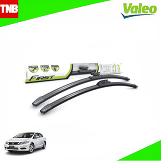 Valeo Flat Blade ใบปัดน้ำฝน Honda Civic FB ฮอนด้า ซีวิค เอฟบี ปี 2012-2015 26/24