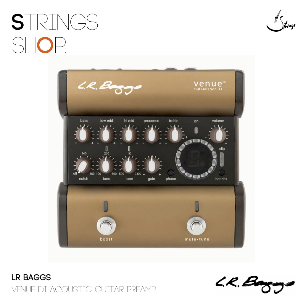 LR Baggs Venue DI Acoustic Guitar Preamp / DI / EQ / Tuner Pedal