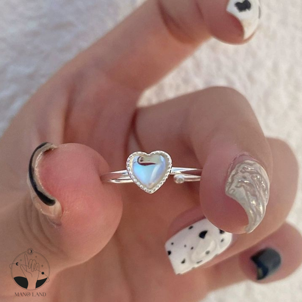 MNL💗RAINBOW HEART สร้อยคอ จี้หัวใจ เปลี่ยนสีได้ ตามแสงตกกระทบ เท่มาก เครื่องประดับแฟชั่น เงินแท้ ผู้หญิง ของขวัญ มินิมอล