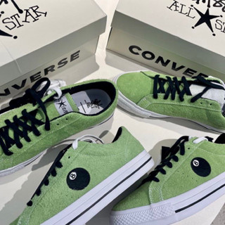 Converse × Stussy One Star Pro Ox 8 Ball Green แท้ 100%