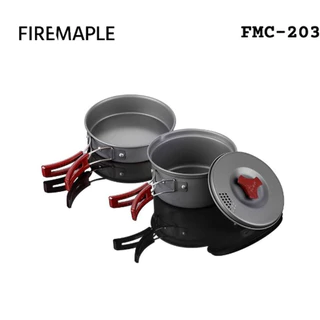 ชุดหม้อ Fire Maple FMC-203 ชุดหม้อสนาม สำหรับ 1-2 คน น้ำหนักเบา เหมาะสำหรับพกพา จัดเก็บง่าย สินค้าส่งจากไทย