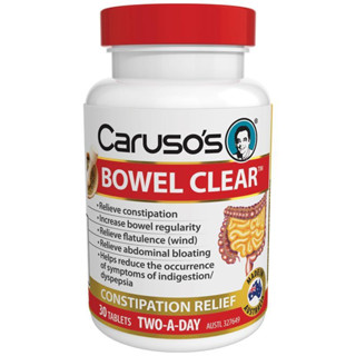 Carusos Quick Cleanse Bowel Clear 30 Tablets