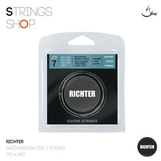 สายกีตาร์ Richter E-Gitarrensaiten 7 String, 010 - 060 (1839)