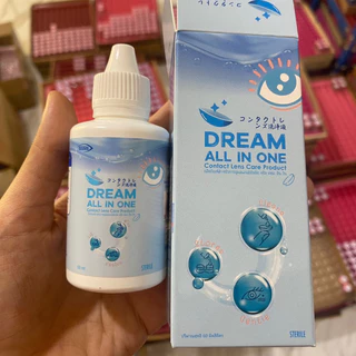 น้ำยาล้างคอนแทคเลนส์ DREAM ALL IN ONE 60 ml