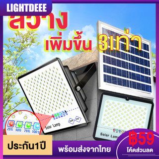 ไฟถนนโซล่าเซลล์IP67 400W ไฟโซล่าเซลล์ ไฟสปอร์ตไลท์ ไฟกลางแจ้ง ไฟสนามโซล่าเซลล์Solar cell lamp LED