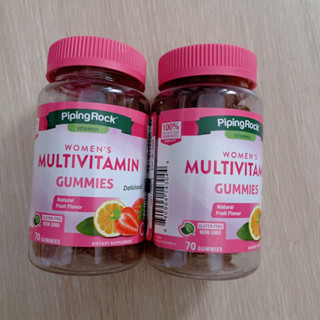 พร้อมส่ง 🌸 คอมลาเจนวิตามินรวม แบบเคี้ยว Multivitamin Collagen สำหรับผู้หญิง Pipingrock นำเข้า USA 🇺🇸 ของแท้ 100%