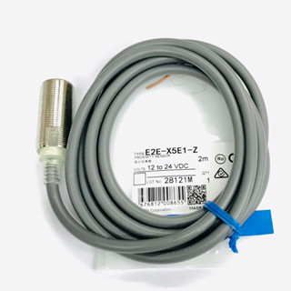 เซนเซอร์ E2E-X5E1-Z  จับโลหะ ขนาดตัว 18mm ชนิด NPN NO  ระยะจับ 5mm 12-24VDC 3สาย มีของพร้อมส่งในไทย