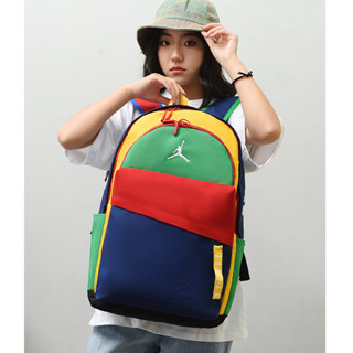 Nike Air Jordan Backpack  กระเป๋าเดินทางความจุสูงกระเป๋านักเรียนและกระเป๋าแล็ปท็อป