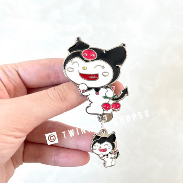 ที่หนีบเข็มขัดลายคุโรมิ [งานไทย]