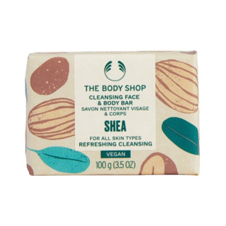 พร้อมส่ง THE BODY SHOP SHEA CLEANSING FACE &amp; BODY BAR