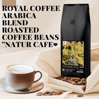 เมล็ดกาแฟ เมล็ดกาแฟคั่ว ดอยวาว อาราบิก้า เบลนด์ ตรา เนเจอร์ คาเฟ่ Royal Coffee Roasted Coffee Beans Natur Cafe Brand