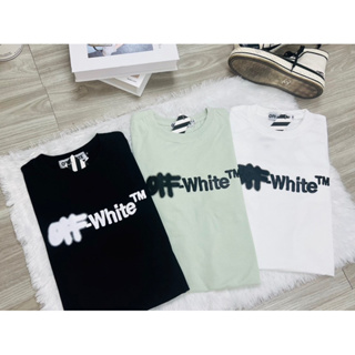 👖NN-ST🌟เสื้อยืด แขนสั้น คอกลม งานผ้าคอตตอน สกรีนลาย WHITE งานUnisex ใส่ได้ทั้งหญิง-ชาย