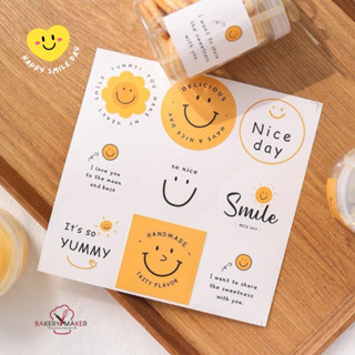 Smile สติกเกอร์คละแบบ 36 ดวง /  สติ้กเกอร์ หน้ายิ้ม smiley สติ๊กเกอร์ Sticker