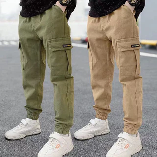 กางเกงขายาว กางเกงขายาวเด็กผู็ชาย สินค้ามี3สีให้เลือก สินค้าพร้อมส่ง สินค้าส่งจากไทย