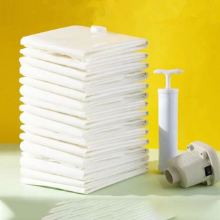 ถุงสูญญากาศ 1ใบ มีวาล์ว ถุงเก็บผ้านวม ถุงสุญญากาศ จัดเก็บผ้า…