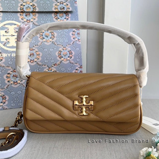 👑ผ่อน0%~แท้100%👑90458 กระเป๋าสะพาย TORY BURCH KIRA CHEVRON TASSEL SMALL FLAP SHOULDER BAG