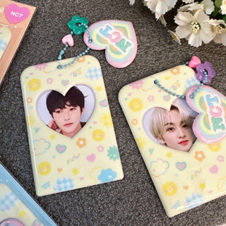 NCT Heart Card Holder ที่ใส่บัตร ที่ใส่การ์ด เฟรมการ์ด ลายNCT รูปหัวใจ