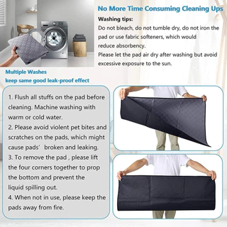 SizeM/L Amazon Popular models Pet Pee Pad แผ่นรองฉี่สุนัข / แมว แบบซักได้ ช่วยฝึกขับถ่าย ซับฉี่ได้ดี กันซึม100%Washable