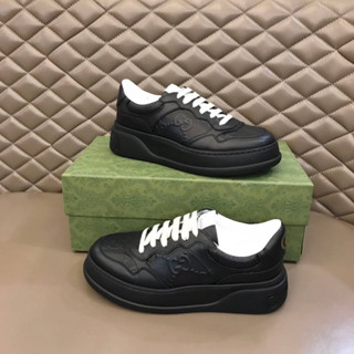 NEW GUCCI GG EMBOSSED LEATHER ACE SNEAKER