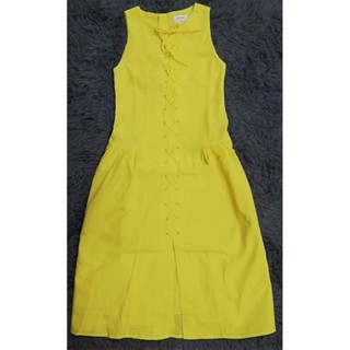 Dress LYN size s สีเหลืองมัสตาร์ด