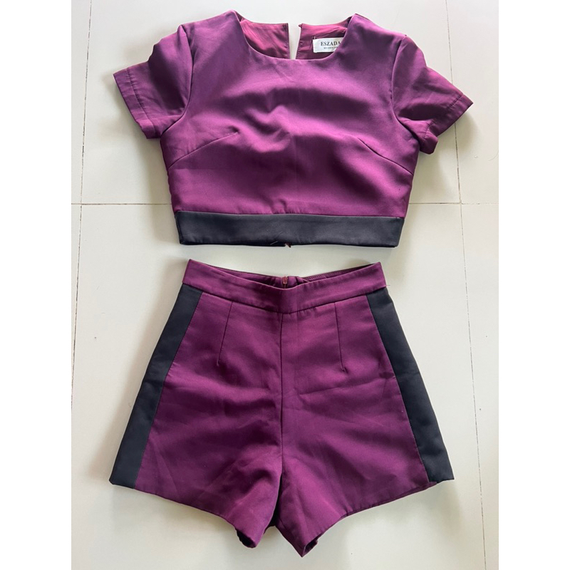 เซ็ตกางเกงขาสั้นงานป้ายESZADAไซร้s