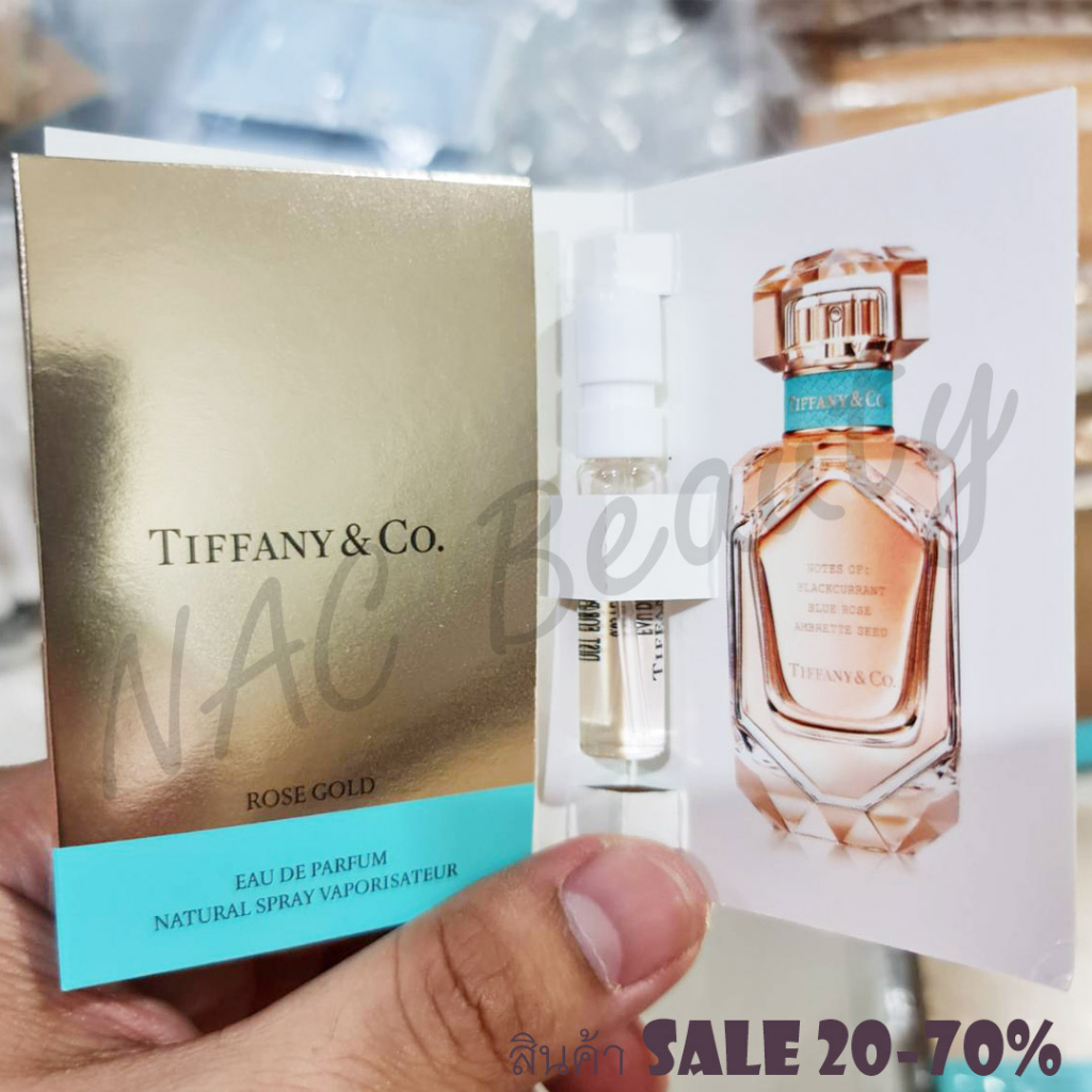 ของแท้100%_Tiffany and Co Rose Gold EDP 1.2ml/ Sheer edt 1.2ml