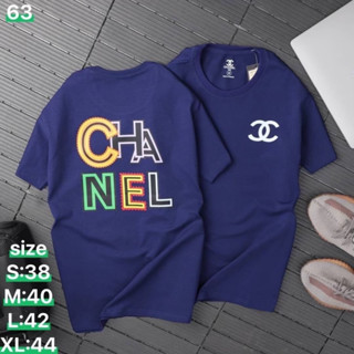 chanel เสื้อยืดแขนสั้น