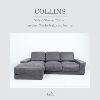 ZEN Collection Clearance!! ตัวเดียวเท่านั้น COLLINS Sofa L-Shape 2.80m.