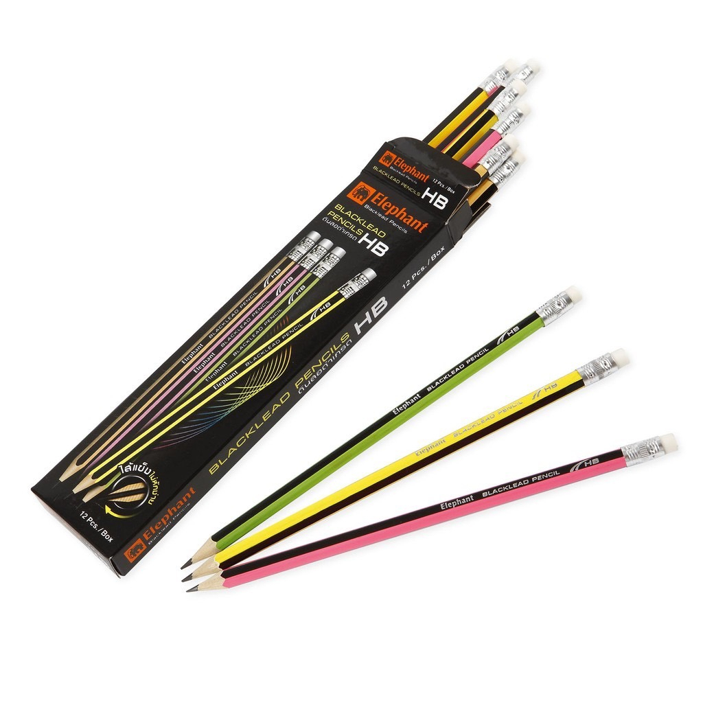 (USP)💢ขายส่ง💢 (แพ็ค144แท่ง) Elephant ดินสอไม้ HB ตราช้าง ดินสอ ดินสอตราช้าง - รูปที่ 5