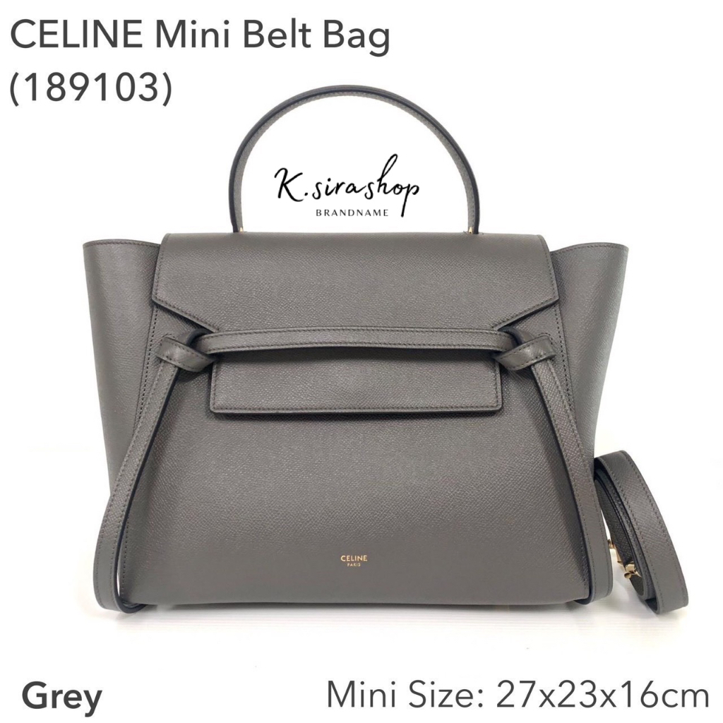 [ส่งฟรี] New Celine Mini Belt Bag