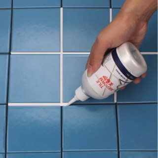 Tile Reform ยาแนวสีขาว 280ml เติมร่องกระเบื้อง, กันน้ำกันเชื้อรา, แถมเทปหนังไก่