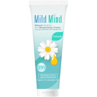 Mild Mind Natural Soothing And Moisturizing Cream 15g ครีมทาแก้ผื่นแพ้ คัน ไม่มีสเตอรอยด์ 15g