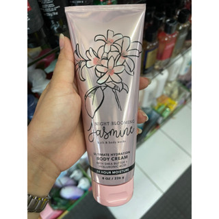 Bath &amp; Body Works NIGHT BLOOMING JASMINE Ultra Shea Body Cream 226g. ของแท้