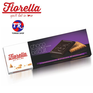 Fiorella Bitter Chocolate Biscuit ฟิโอเรร่า บิสกิต เคลือบช็อกโกแลต 102g