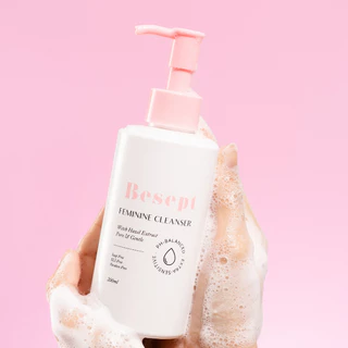 Besept Feminine Cleanser 200ml คลีนเซอร์น้องสาว บีเซพ ทำความสะอาดจุดซ่อนเร้น น้ำยาล้างจุดซ่อนเร้น