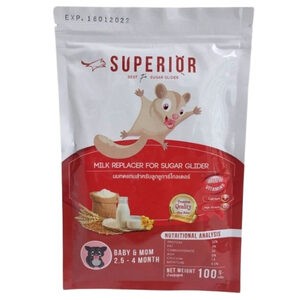 Superior Starter นมลูกชูก้าไกรเดอร์ สูตรแม่และเด็ก ประเภท อาหารทดแทนนม ปริมาณ 100 กรัม