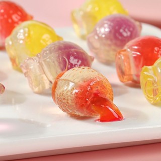 Jelly ขนมแบ่งขาย เยลลี่ สอดไส้ 3 รส 200g - 1,000g ทานเล่น ของว่าง