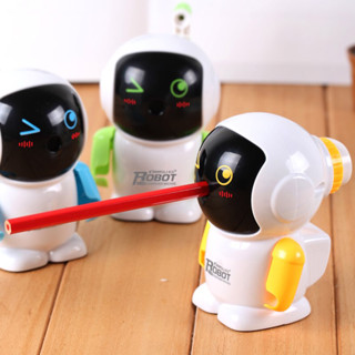 Robot Pencil Sharpener รุ่น CL-225 กบเหลา เครื่องเหลาดินสอ เครื่องเหลาดินสอรูปหุ่นยนต์ แบบ 1 รู ดีไซน์เรียบหรู