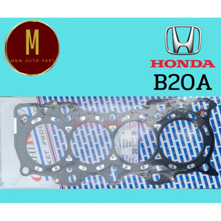 ประเก็นฝาสูบ HONDA B20A CR-V PRELUDE DOHC 2000CC(เหล็ก3ชั้น0.8-1.0มิล) 16V ยี่ห้อ oshikawa